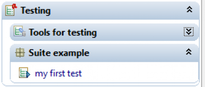 Execute a test