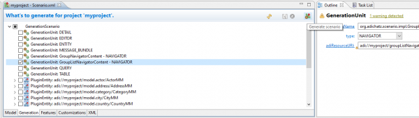 Add 'Navigator' item to scenario file Add 'Navigator' item to scenario file